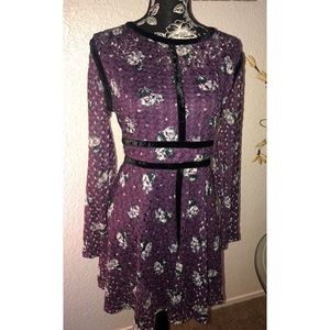 COPY - Gorgeous Lace & Velvet Dress